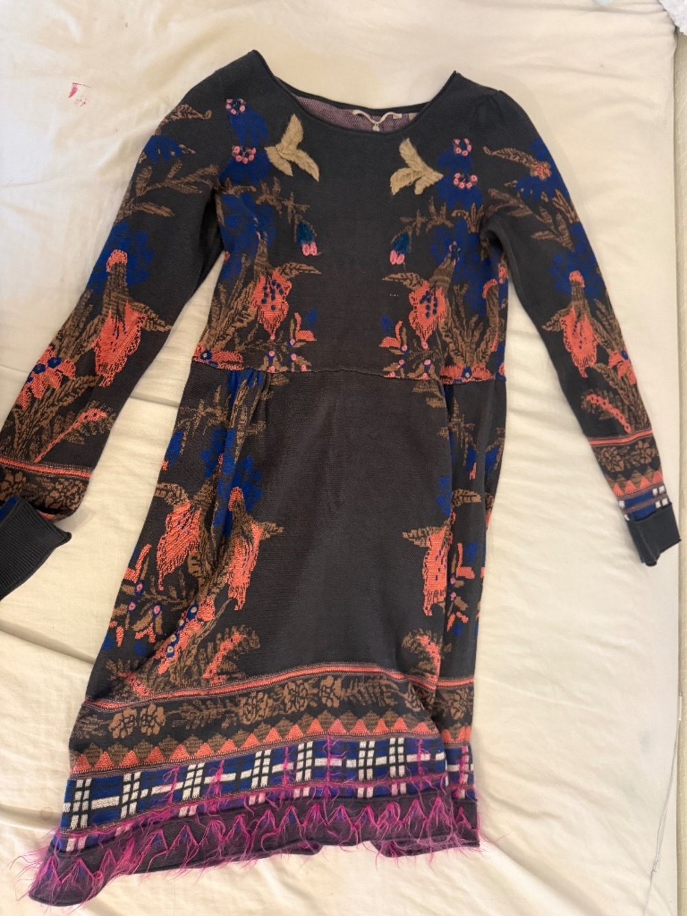 Colorful patterned dress